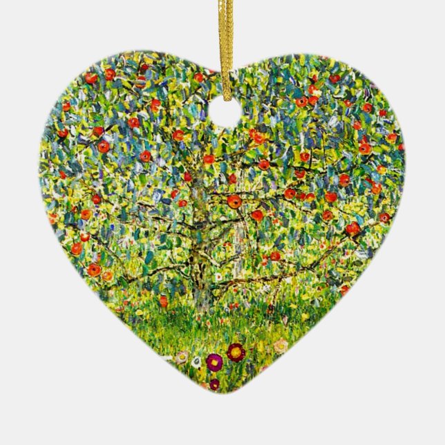 The Apple Tree Ceramic Ornament (Front)