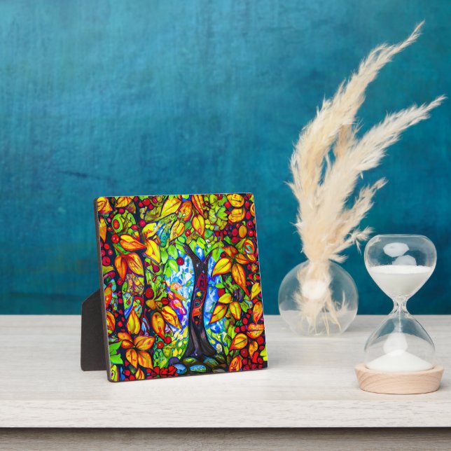 The Apple Tree Surreal Digital Art  Plaque (Insitu)