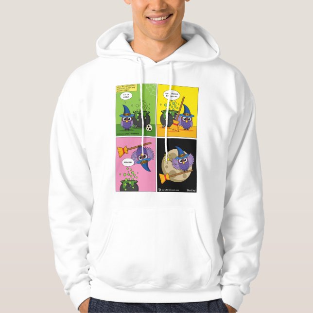 The Apprentice Wizard - Cleaning Comic Hoodie (Front)