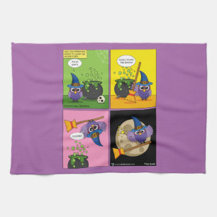 The Apprentice Wizard - Cleaning Comic Kitchen Towel