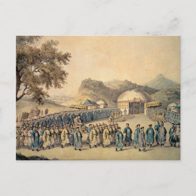 The Approach of the Emperor of China Postcard (Front)