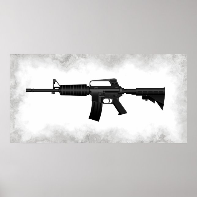 The AR-15 Rifle Poster (Front)