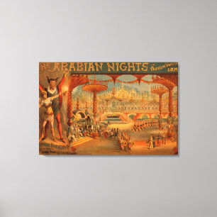 The Arabian Nights - Aladdin's Wonderful Lamp Canvas Print