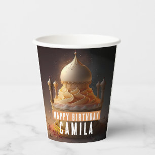 The Arabian Nights  Birthday Cake - Party Paper Cups