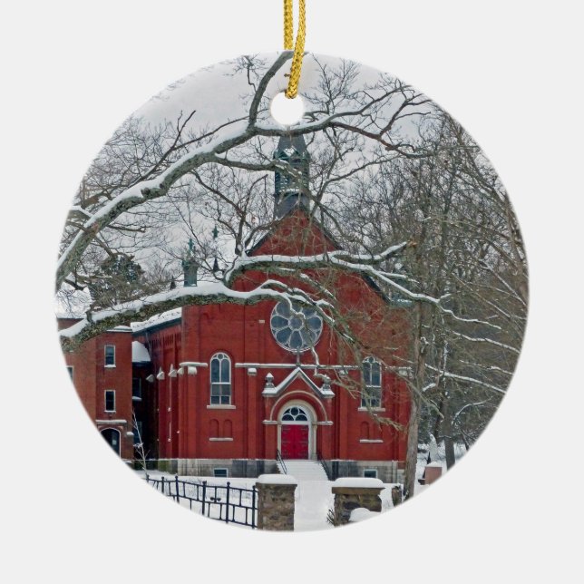 The Arcadia Academy Ceramic Ornament (Front)