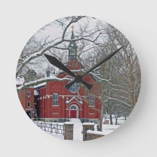 The Arcadia Academy Round Clock
