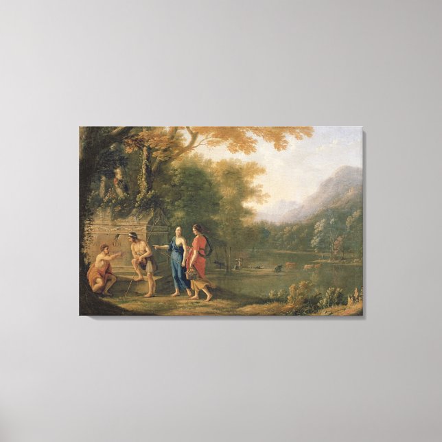 The Arcadian Shepherds Canvas Print (Front)