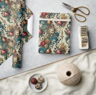 The Arcane Anarchy – Gothic Floral  Wrapping Paper