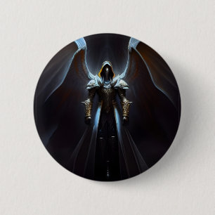 The Arch Angel Uriel 2 Inch Round Button