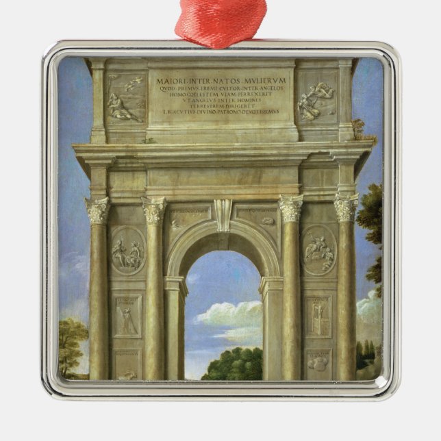 The Arch of Triumph Metal Ornament (Front)
