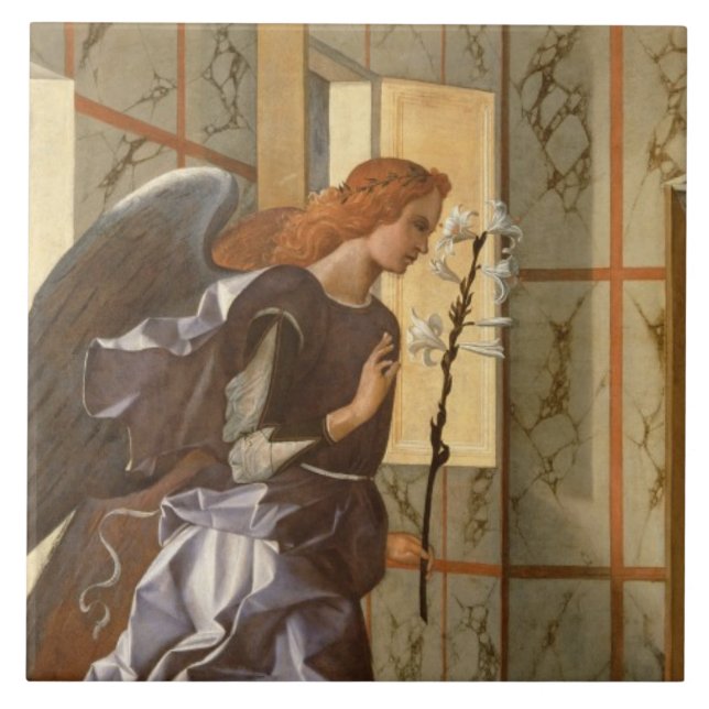 The Archangel Gabriel, from The Annunciation dipty Tile (Front)