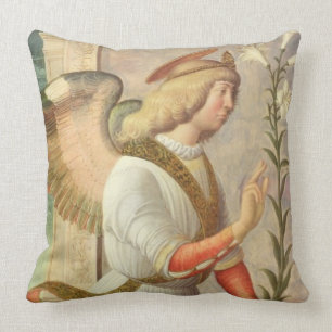 The Archangel Gabriel (panel) Throw Pillow