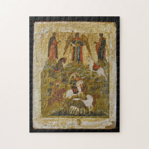 The Archangel Michael Blessing the Martyred Icon Jigsaw Puzzle
