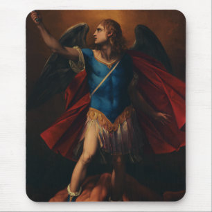 The Archangel Michael by Cavaliere d'Arpino Mouse Pad