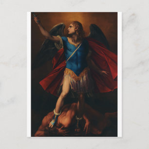 The Archangel Michael by Cavaliere d'Arpino Postcard