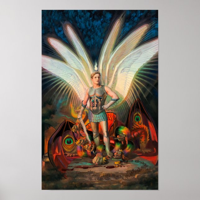 The Archangel Michael Defeats the Dragon Poster (Front)
