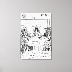 The Archduke of Austria Declared King of Spain Canvas Print