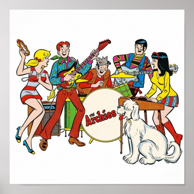 The Archies  music stars Poster (Front)