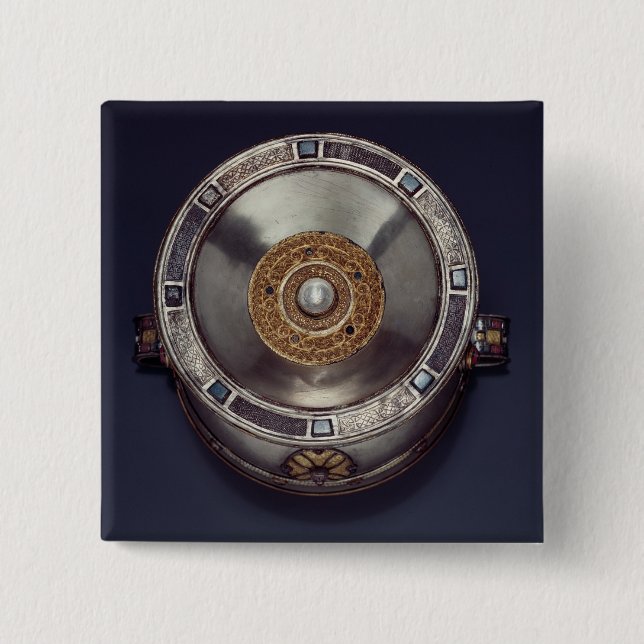 The Ardagh Chalice, Reerasta, County Limerick 2 Inch Square Button (Front)