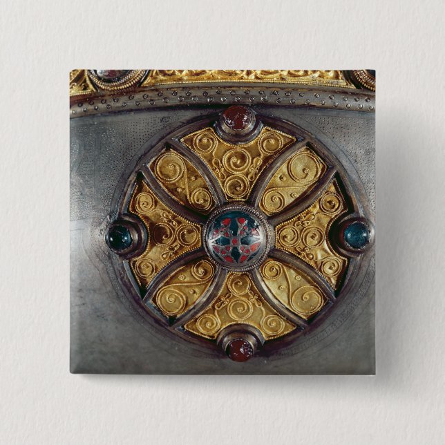 The Ardagh Chalice, Reerasta, County Limerick 2 Inch Square Button (Front)