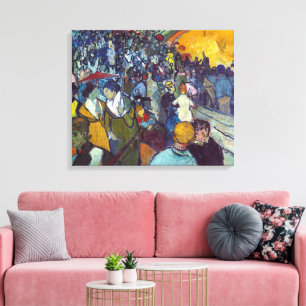 The Arena in Arles Van Gogh Canvas Print