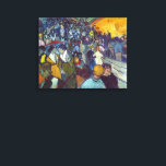 The Arena in Arles | Van Gogh | Canvas Print<br><div class="desc">Les Arènes (The Arena) is a painting by Vincent van Gogh executed in Arles, in November or December 1888, during the period of time when Paul Gauguin was living with him in The Yellow House. The bullfight season in Arles that year started on Easter Sunday 1 April and ended on...</div>
