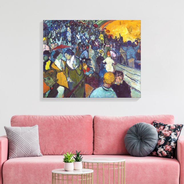 The Arena in Arles | Van Gogh | Canvas Print (Insitu(LivingRoom))