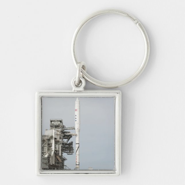 The Ares I-X rocket is seen on the launch pad 2 Keychain (Front)