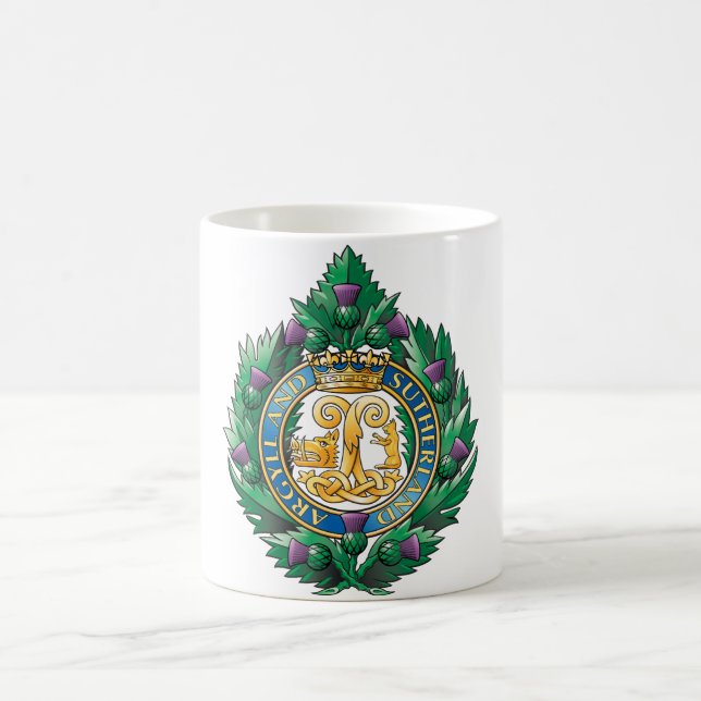 The Argyll and Sutherland Highlanders Regiment Coffee Mug (Center)