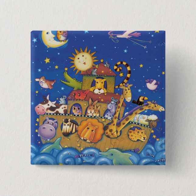 The Ark 2 Inch Square Button (Front)