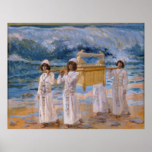 The Ark Passes Over the Jordan by James Tissot (c Poster (Front)