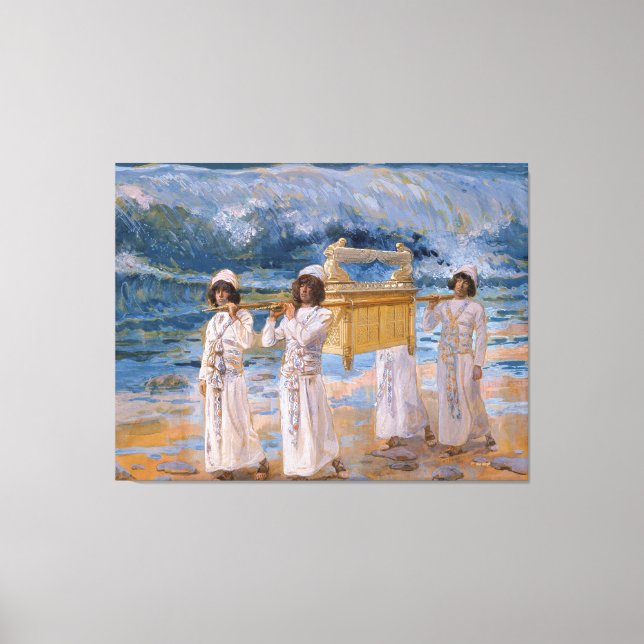 The Ark Passes Over the Jordan by James Tissot Canvas Print (Front)