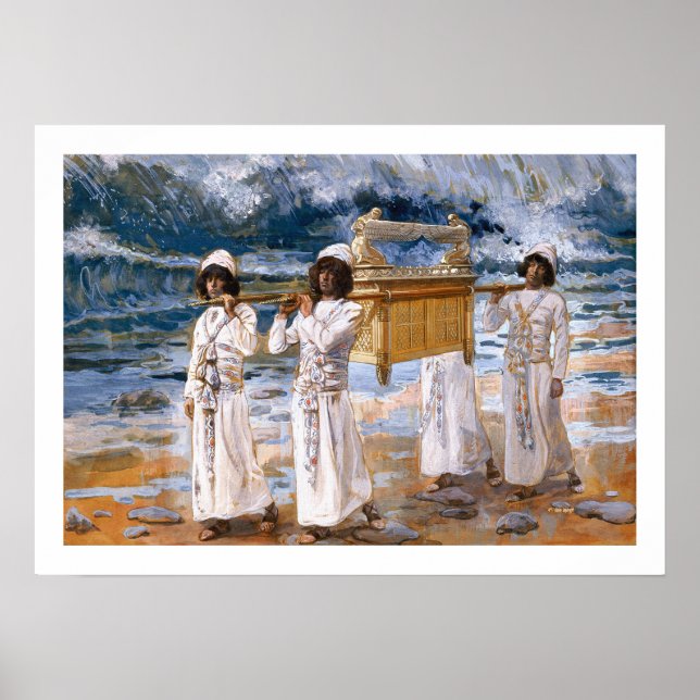 The Ark Passes Over the Jordan by James Tissot Poster (Front)