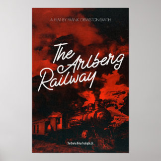The Arlberg Railway 1906 Classic Movie Poster