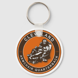 The Armchair QB Cleveland Football Keychain