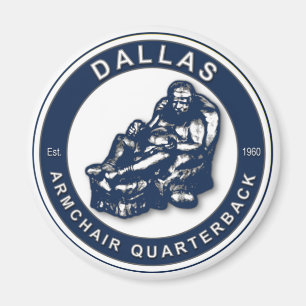 The Armchair QB Dallas Football Magnet
