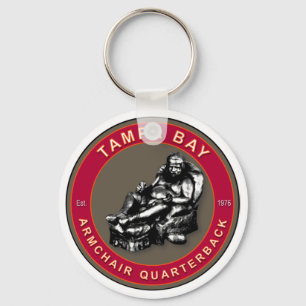 The Armchair Quarterback - Tampa Bay Football Keychain