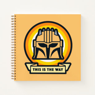 The Armorer "This is the Way" Helmet Icon Notebook
