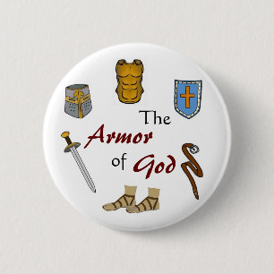 The Armour of God 2 Inch Round Button