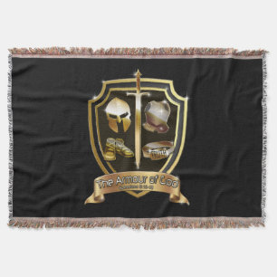 The Armour of God Christian Gospel Blanket