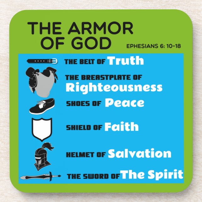 The Armour of God  Coaster (Front)