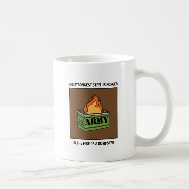 The Army is a Dumpster Fire Coffee Mug (Right)