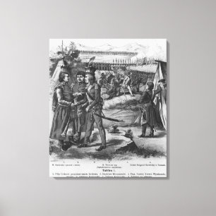 The army of Tadeusz Kosciuszko, 1794 Canvas Print