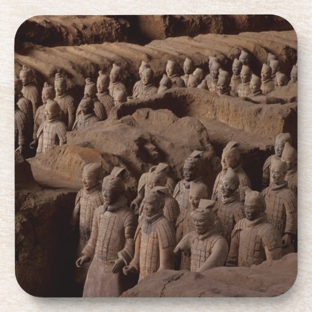 The Army of terra cotta warriors at Emperor Qin Coaster (Front)