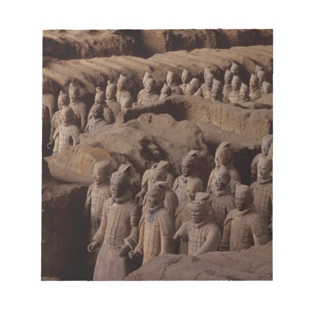 The Army of terra cotta warriors at Emperor Qin Notepad (Front)