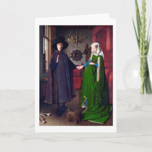 The Arnolfini Portrait, Jan van Eyck Card