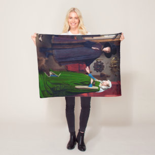 The Arnolfini Portrait, Jan van Eyck Fleece Blanket