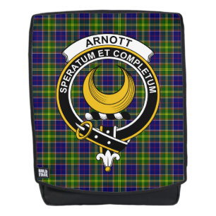 The Arnott Clan Crest Tartan Plaid Backpack