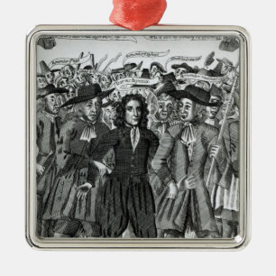 The Arrest of Judge Jeffreys 1689 Metal Ornament