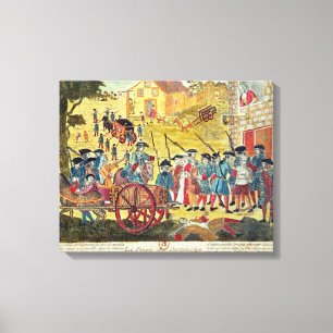 The Arrest of Louis Dominique Cartouche Canvas Print